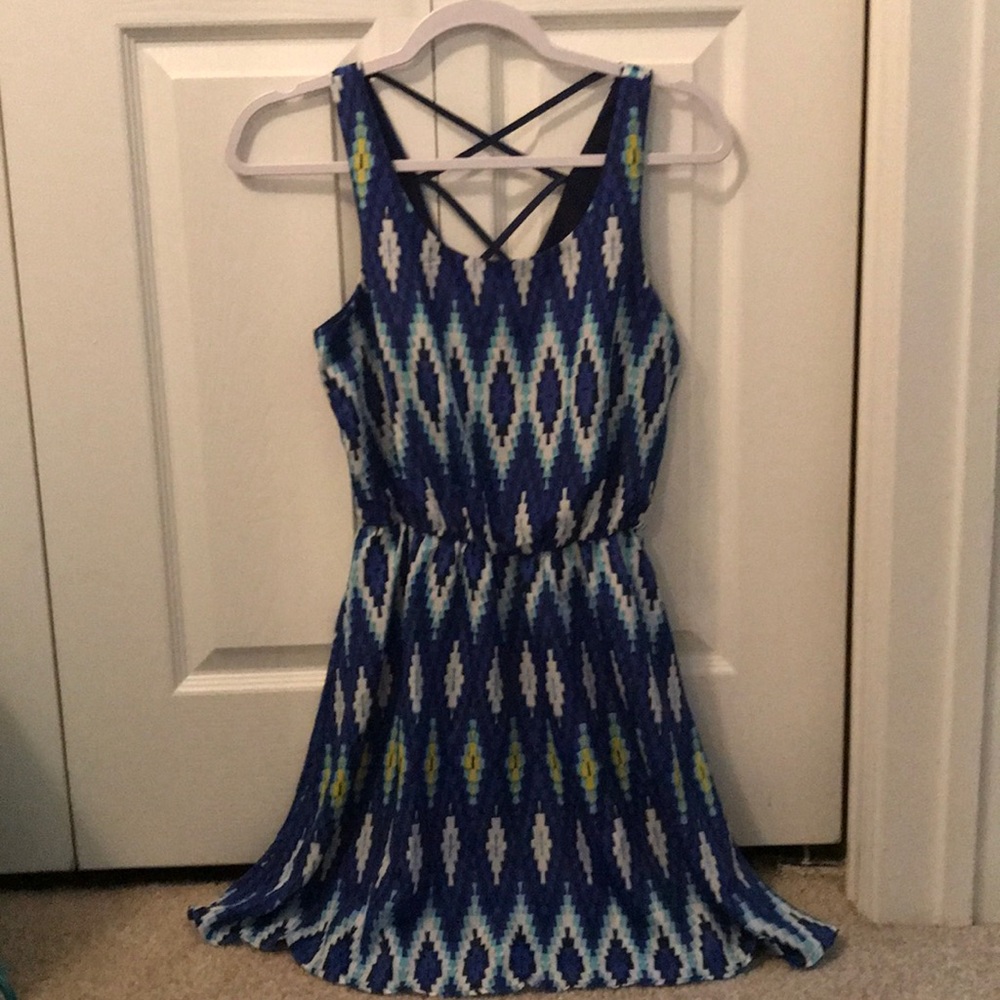 Blue dress